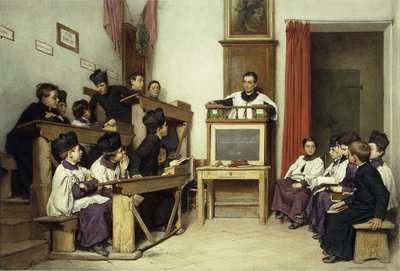 The Latin Class by Ludwig Passini