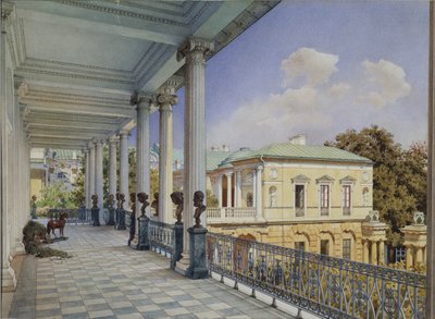 Cameron Gallery in Tsarskoye Selo by Ludwig Premazzi