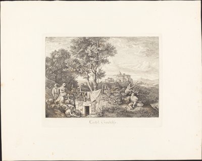 Castel Gandalfo by Ludwig Richter