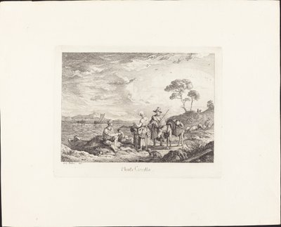 Monte Circello by Ludwig Richter