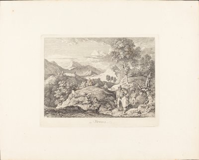 Olevano by Ludwig Richter