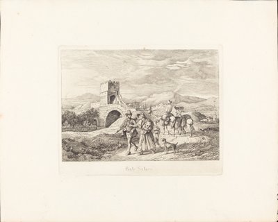Ponte Salaro by Ludwig Richter