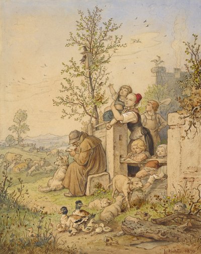 Spring Has Arrived by Ludwig Richter
