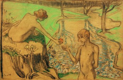 Adam and Eve by Ludwig von Hofmann