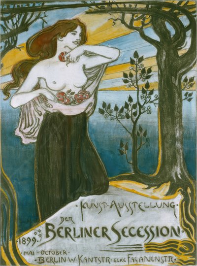 L. v. Hofmann, Poster for Berlin Secession by Ludwig von Hofmann