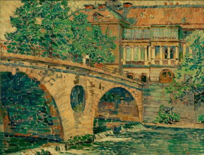 Weimar Castle Bridge by Ludwig von Hofmann