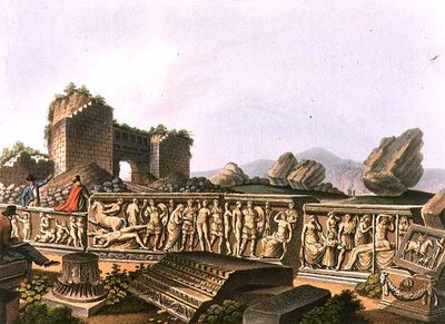 Fragments at Ephesus by Luigi (after) Mayer