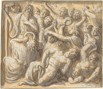 Moses and the Brazen Serpent by Luigi Ademollo