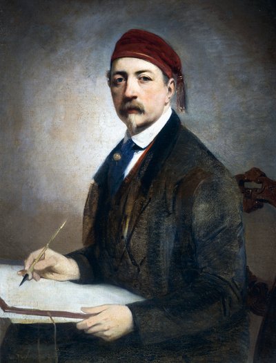 Self-portrait by Luigi Asioli