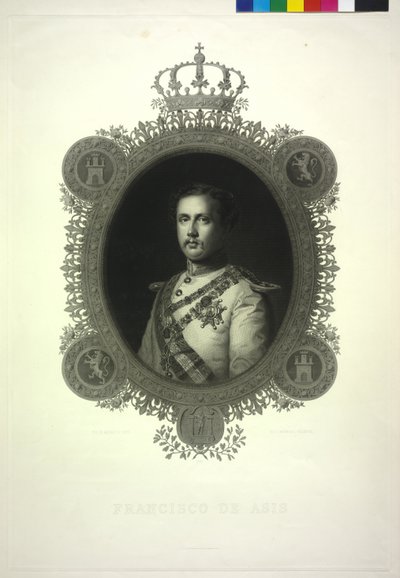 King Franz of Spain by Luigi Calamatta