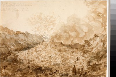 Crater of Vesuvius in Naples by Luigi Garibbo