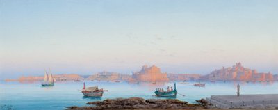 Grand Harbour, Malta, from Valletta by Luigi Maria Galea