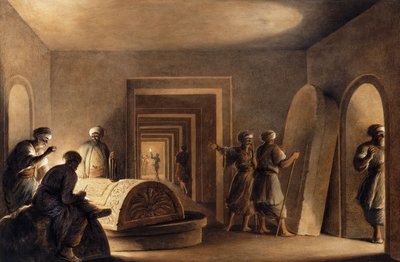 Figures in Egyptian Tombs by Luigi Mayer