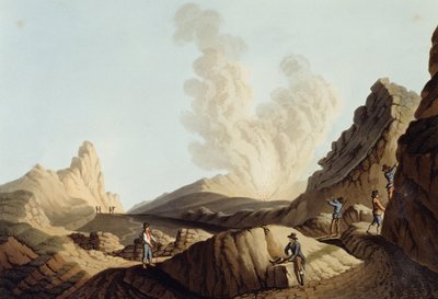 Stromboli Island, Crater by Luigi Mayer