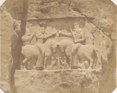 Bas Relief at Nakshi Rustam by Luigi Pesce
