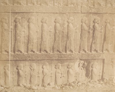 Procession on the Facade of the Grand Staircase by Luigi Pesce