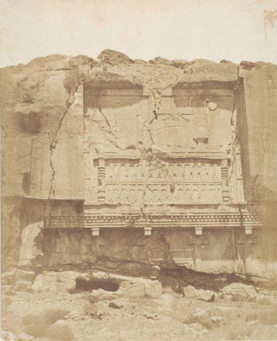 Tomb on the Rock at Persepolis, 1858 by Luigi Pesce