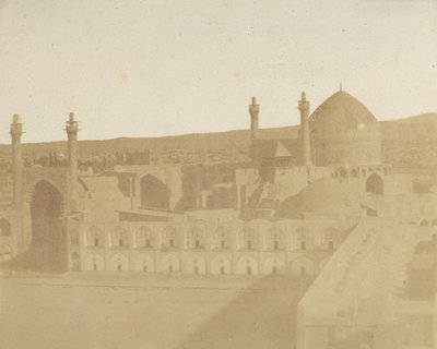 Iran, Piazza at Isfahan, 1858 by Luigi Pesce