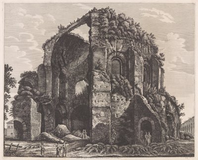 Remains of the Temple of Minerva Medica by Luigi Rossini