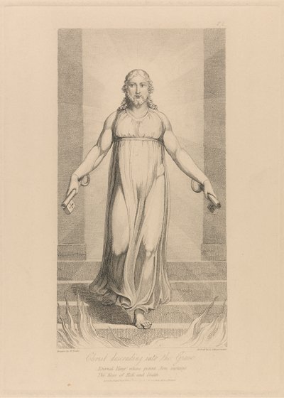 Christ Descending into the Grave by Luigi Schiavonetti