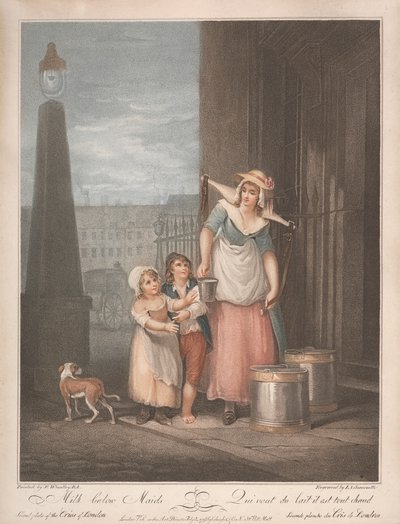 Milk Below Maids by Luigi Schiavonetti