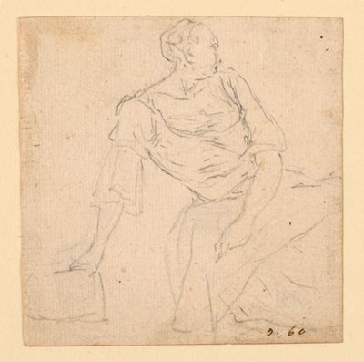 Seated Woman by Luigi Vanvitelli