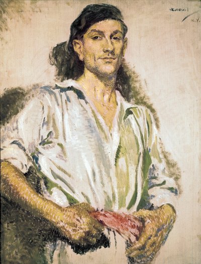 Pelotari (Basque ball player) by Luis Felipe Usábal y Hernández