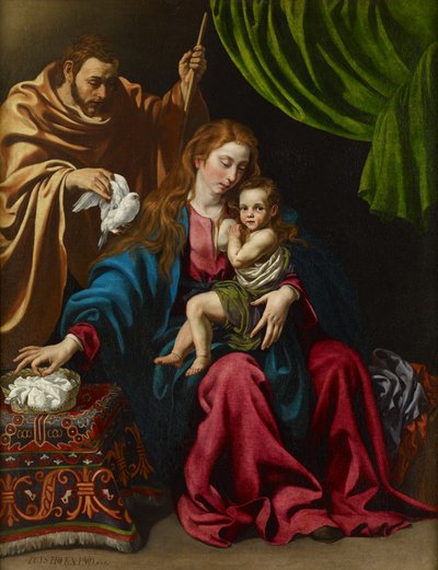 The Holy Family by Luis Tristan de Escamilla