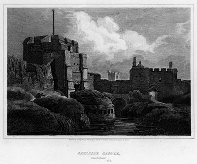 Carlisle Castle, Cumberland by Luke (after) Clennell