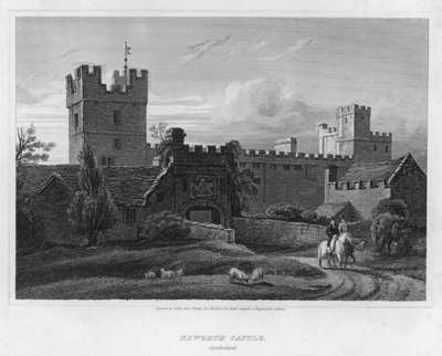 Naworth Castle, Cumberland by Luke (after) Clennell