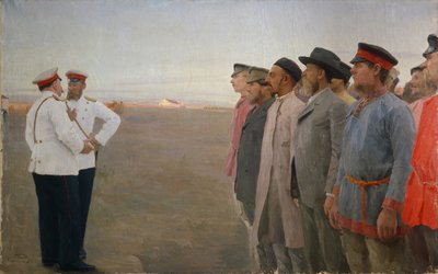 The recruitment by Lukjan Vasilievich Popov