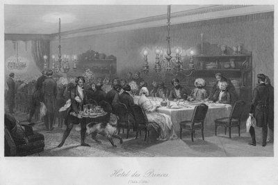 Hotel des Princes. Table d