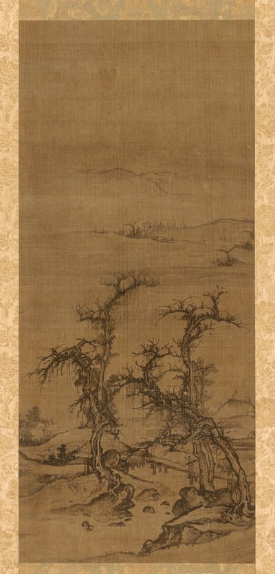 Carrying a Qin on a Visit by Luo Zhichuan