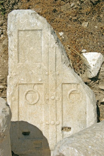 Carved Doorway, Xanthos, Turkey by Lycian