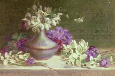 Snowdrops & Violets by M.V. Morgan