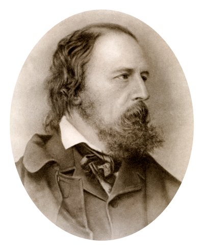 Alfred, Lord Tennyson, English poet, 1909 by M Arnault