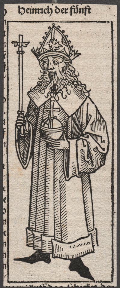Henry the Fifth by M. & Pleydenwurff W. (d.1494) Wolgemuth