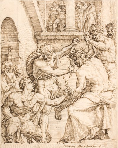 Christ Being Crowned with Thorns by Maarten van Heemskerck