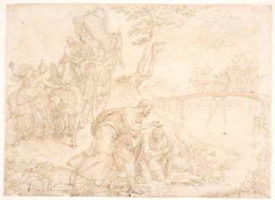 Philip Baptizes the Ethiopian Queen Kandake