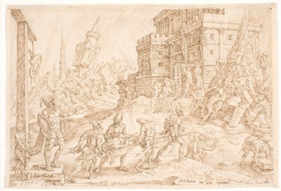 The King of Ai is Buried by Maarten van Heemskerck