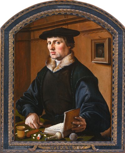 Portrait of a man by Maarten van Heemskerck