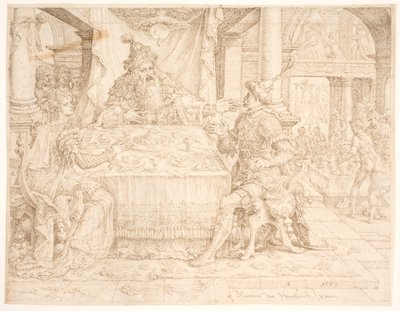 The Fall of Haman by Maarten van Heemskerck