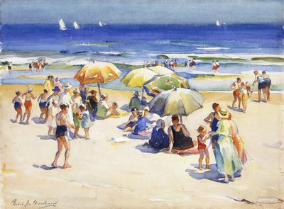 An Afternoon at the Beach by Mabel Woodward