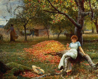 The Cider Orchard by Robert Walker Macbeth