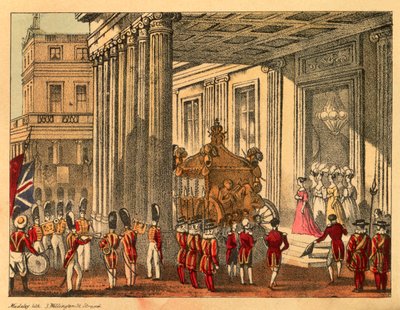 Her Majesty leaving Buckingham Palace by Madeley