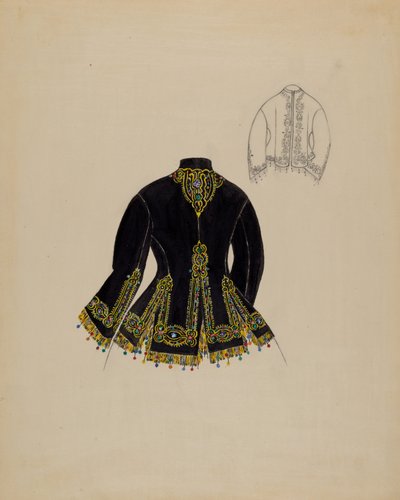 Dressing Sacque by Mae Szilvasy
