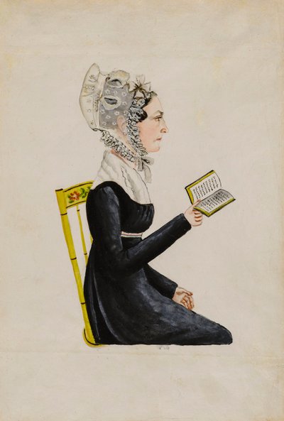 Portrait of Elizabeth Sweitzer Musser by Maentel, Jacob