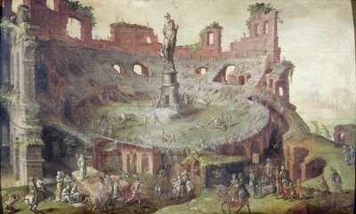 Antique Bullfighting by Maerten van Heemskerck