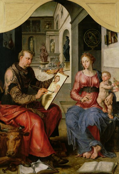St. Luke Painting the Virgin, c.1545 by Maerten van Heemskerck