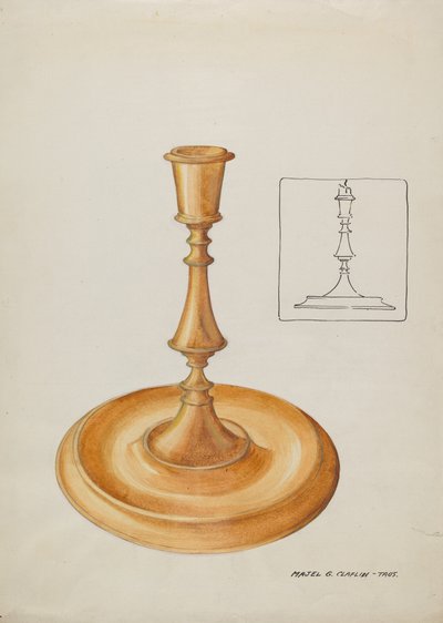 Candlestick by Majel G. Claflin